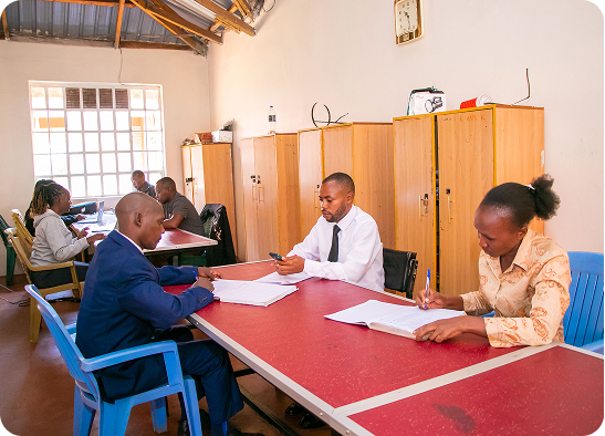Business department classroom